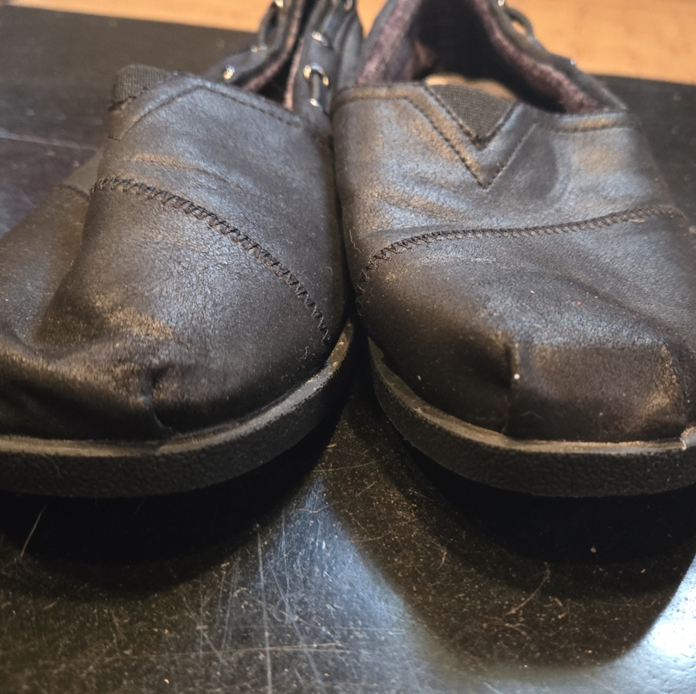 Bobs From Sketchers Memory Foam Slip On Shoes Bla… - image 2